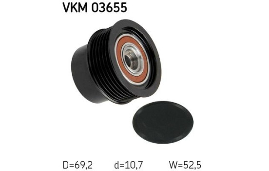 Rueda libre de dinamo VKM 03655 SKF