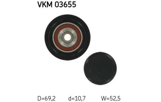 Rueda libre de dinamo VKM 03655 SKF, Imagen 2