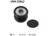 Rueda libre de dinamo VKM 03842 SKF