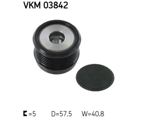 Rueda libre de dinamo VKM 03842 SKF