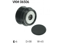 Rueda libre de dinamo VKM 06506 SKF
