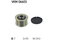 Rueda libre de dinamo VKM 06603 SKF