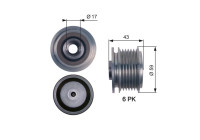 Rueda libre del alternador DriveAlign® OAP7112 Gates