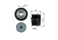 Rueda libre del alternador DriveAlign® OAP7180 Gates