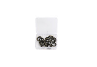 Surtido de anillos de tapón de cárter de goma de 12 mm, 20 unidades