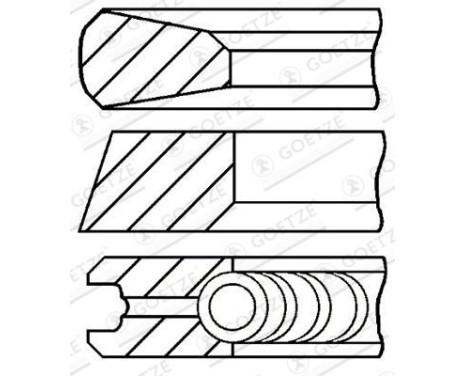 Juego de anillos de pistón