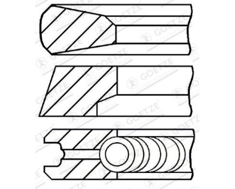 Juego de anillos de pistón