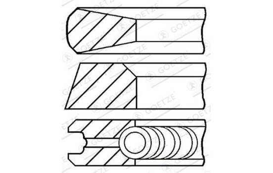 Juego de anillos de pistón