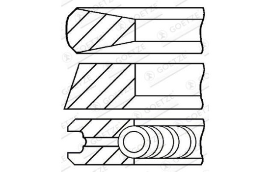 Juego de anillos de pistón, Imagen 3