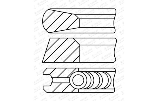 Juego de anillos de pistón, Imagen 2