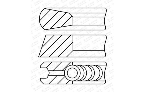 Juego de anillos de pistón, Imagen 3