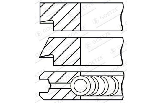 Juego de anillos de pistón, Imagen 3