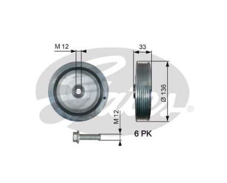 Polea, cigüeñal DriveAlign®