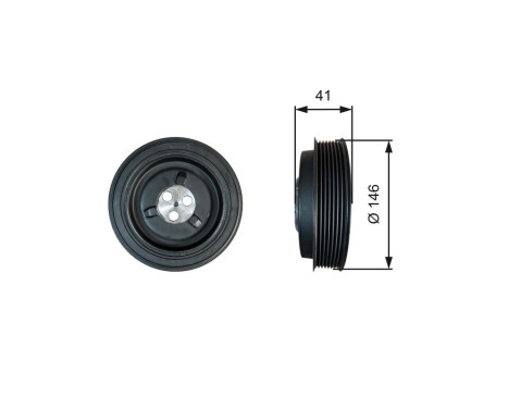 Polea, cigüeñal DriveAlign®