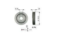 Polea, cigüeñal DriveAlign®