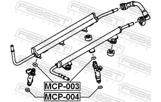 Anillo de sellado, inyector/boquilla, Imagen 2