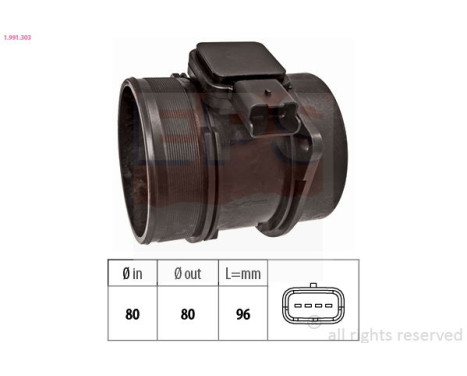 Medidor de masa de aire