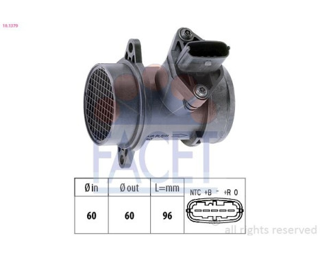 Medidor de masa de aire