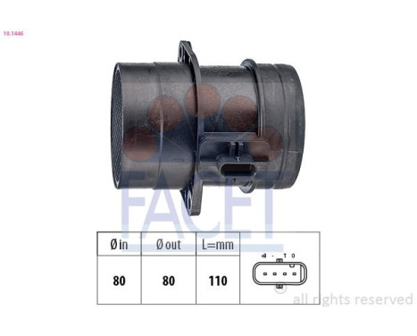 Medidor de masa de aire