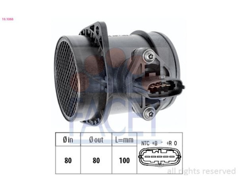 Medidor de masa de aire