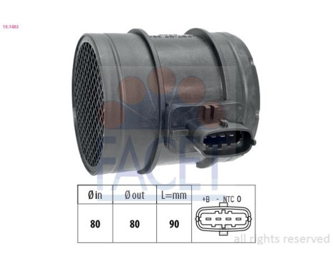 Medidor de masa de aire