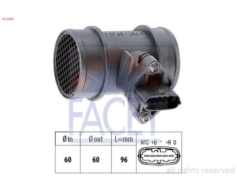 Medidor de masa de aire