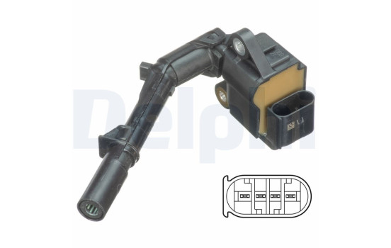 Bobina GN10690-12B1 Delphi, Imagen 3