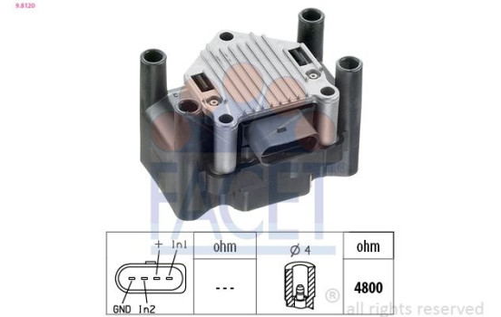 Bobina unitaria 9.8120 Facet, Imagen 2