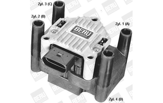 Bobina ZSE003 Borgwarner Beru, Imagen 3