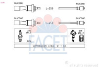Juego de cables de bujía 4.7241 Facet