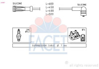 Juego de cables de bujía 4.9447 Facet