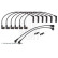 Juego de cables de bujía ADC41612 Blue Print, Miniatura 2