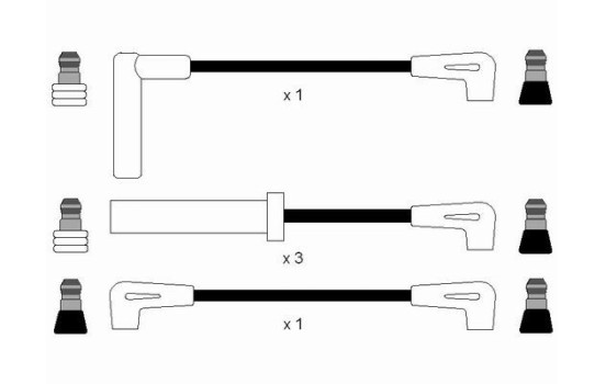 Juego de cables de bujía RC-CR301 NGK, Imagen 2