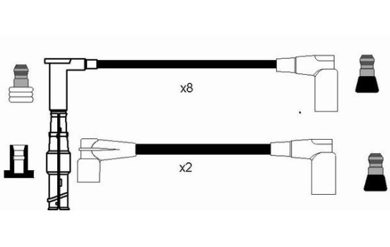 Juego de cables de bujía RC-MB212 NGK, Imagen 2