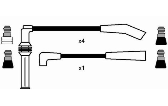 Juego de cables de bujía RC-PG602 NGK, Imagen 2