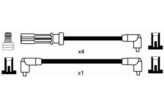 Juego de cables de bujía RC-VL606 NGK, Imagen 2