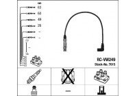 Juego de cables de bujía RC-VW249 NGK