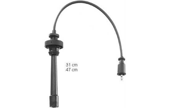Juego de cables de bujía ZEF1082 Beru