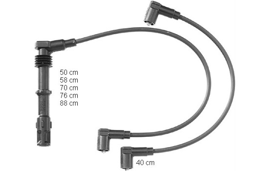 Juego de cables de bujía ZEF1127 Beru