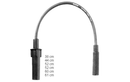 Juego de cables de bujía ZEF1545 Beru