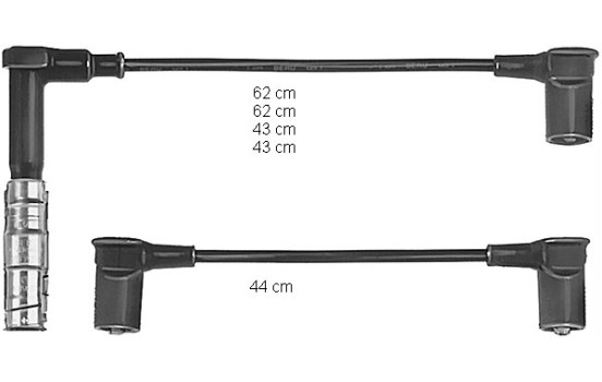 Juego de cables de bujía ZEF585 Beru
