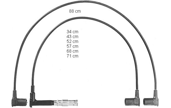 Juego de cables de bujía ZEF597 Beru