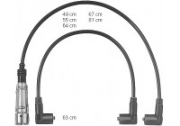 Juego de cables de bujía ZEF612 Beru