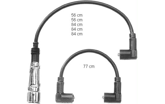 Juego de cables de bujía ZEF707 Beru