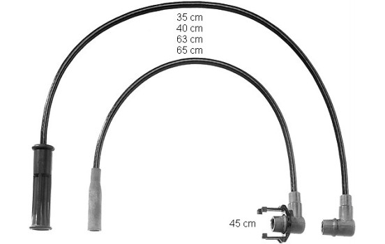 Juego de cables de bujía ZEF735 Beru