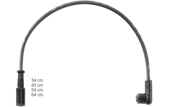Juego de cables de bujía ZEF787 Beru