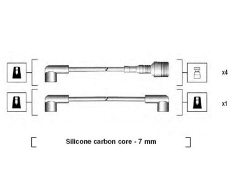 Juego de cables de bujía