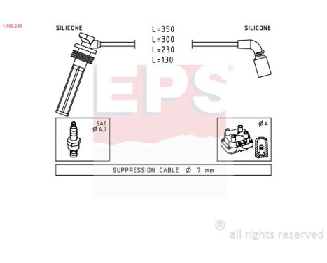 Juego de cables de bujía