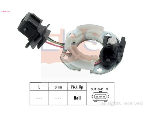 Sensor, pulso de encendido