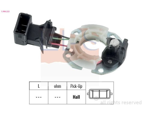 Sensor, pulso de encendido